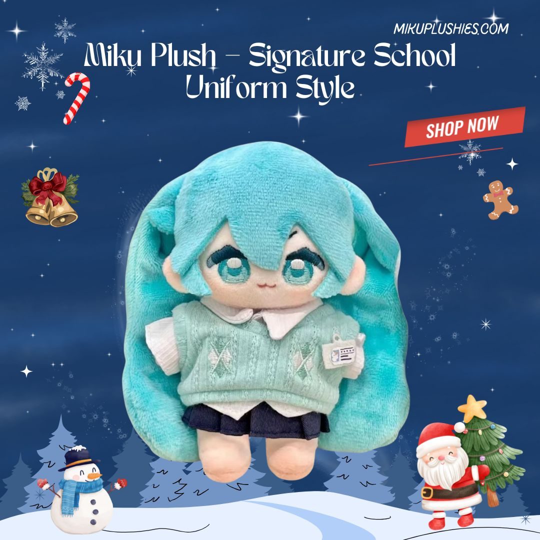 Miku Plush – School Uniform Style